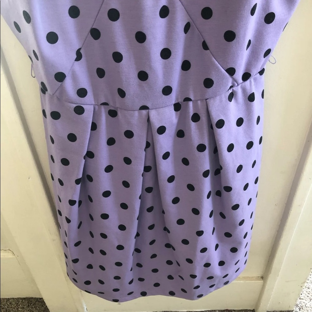 Purple polka dot dress - Picture 3 of 3